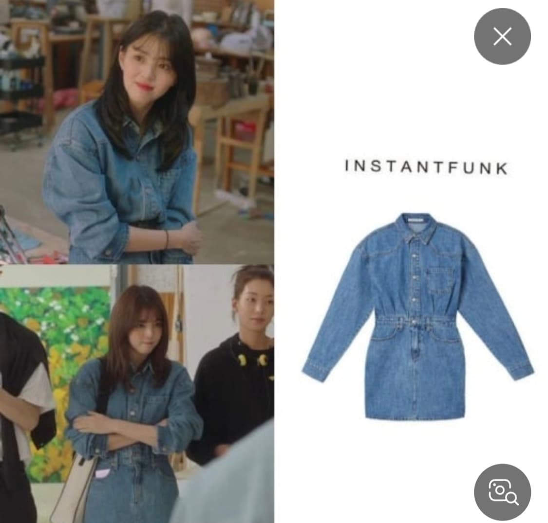 인스턴트펑크 청원피스(한소희데님룩)S 상품이미지1