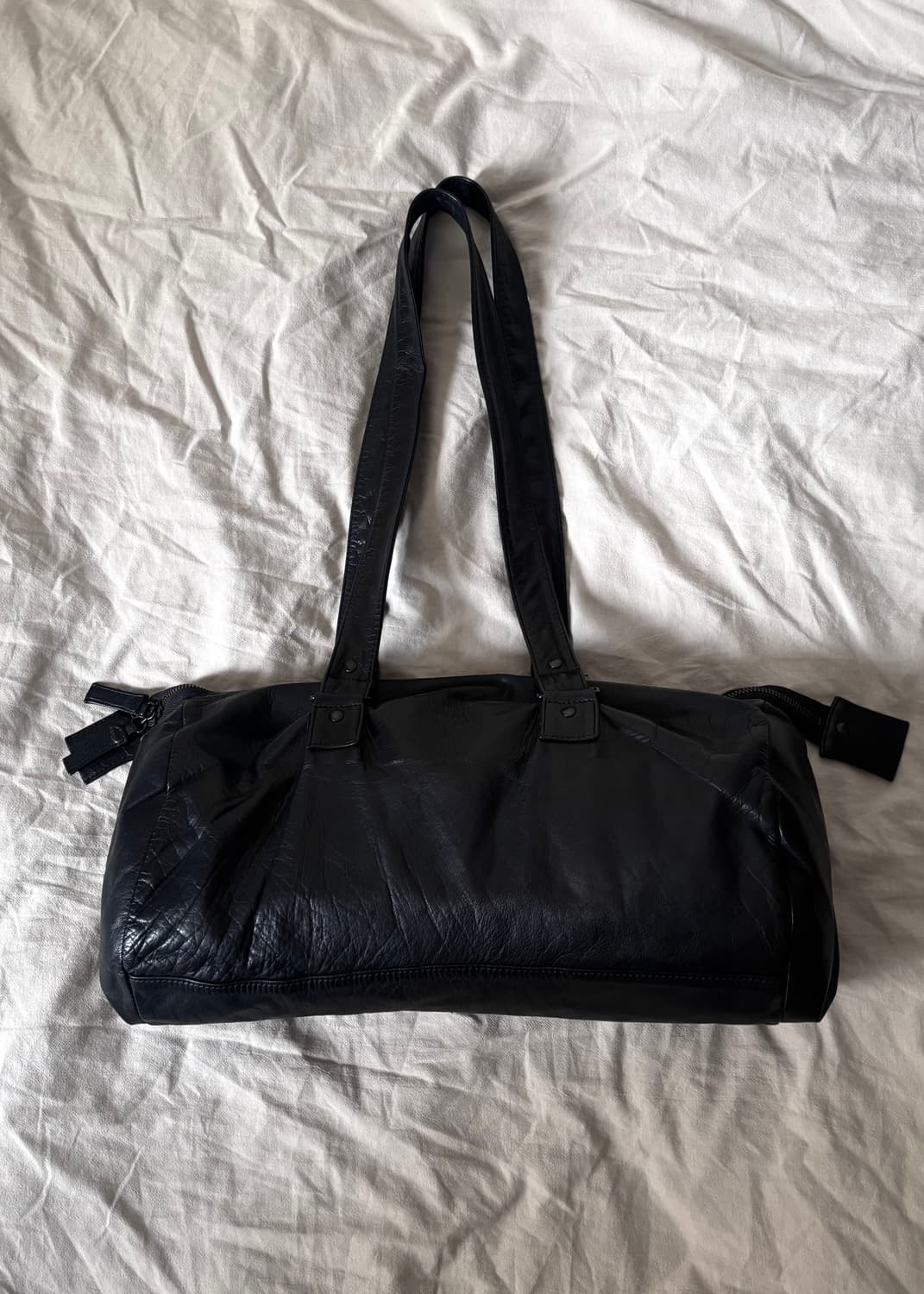 요지야마모토 레더 더플백 상품이미지2