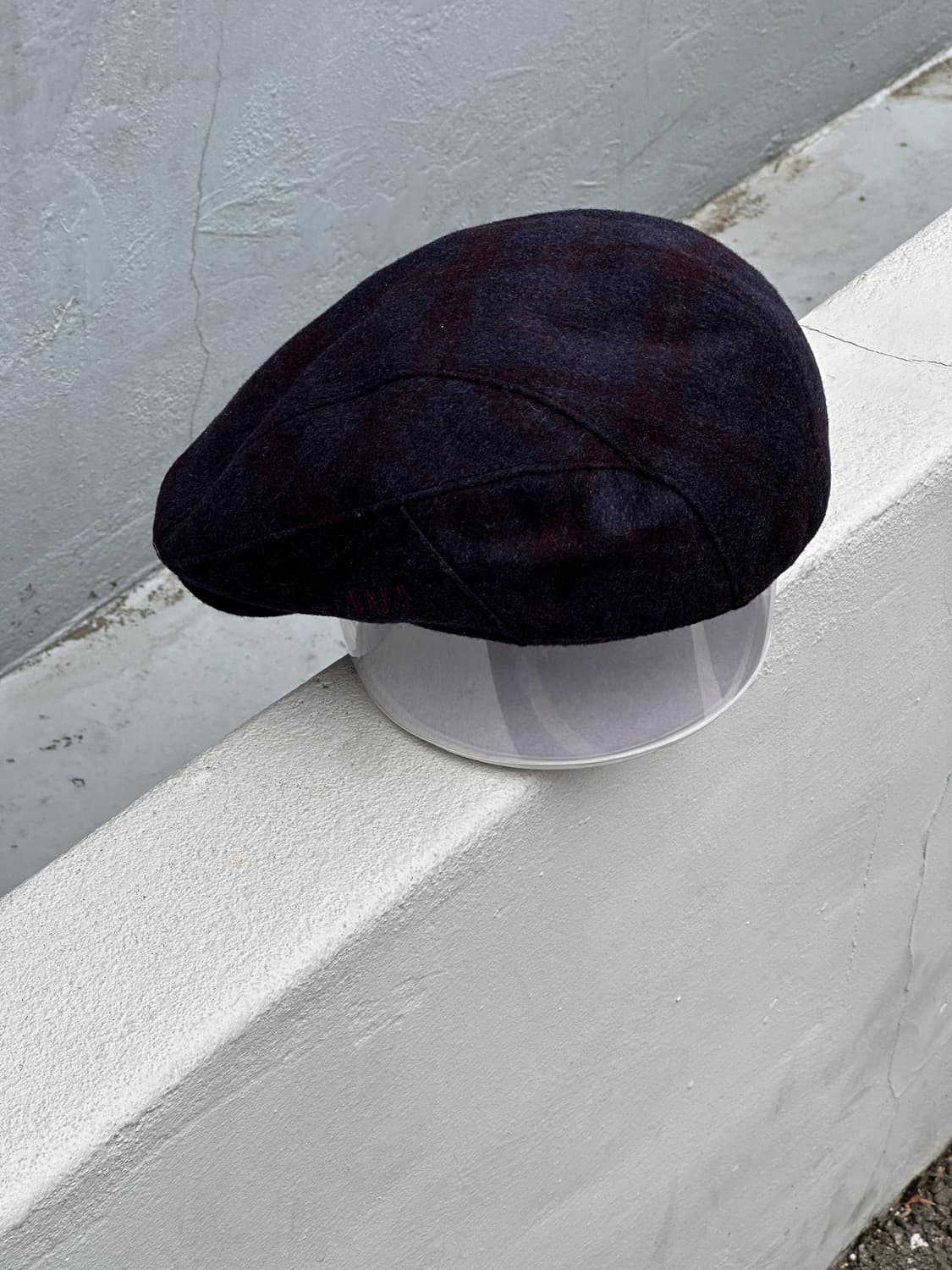 [M] 닥스 울 체크 헌팅캡 모자 트래퍼 디테일 상품이미지3