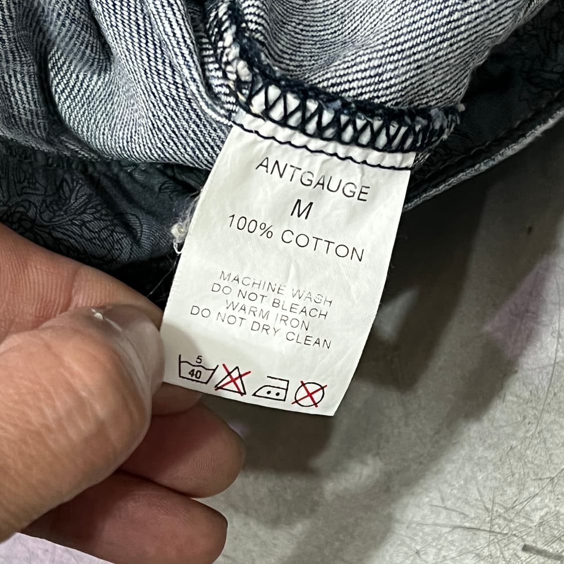  앙루주 버튼 데님 하프 팬츠 y16202 상품이미지7