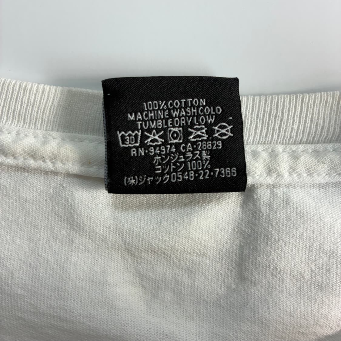 Stussy  스투시x본앤레이즈드 8ball 화이트 반팔 티셔츠  상품이미지7