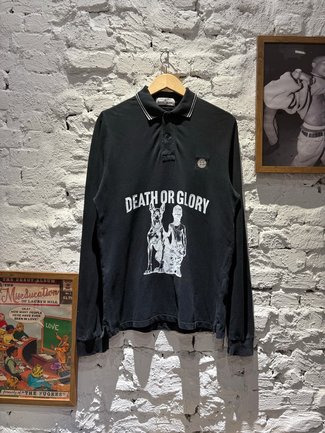 스톤아일랜드 프린팅 커스텀 카라 슬리브 상품이미지1