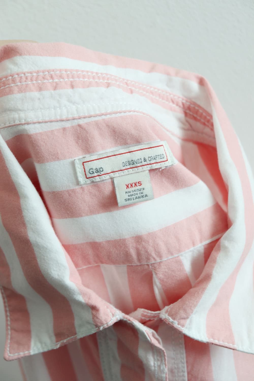 Gap pink stripe shirt 상품이미지7