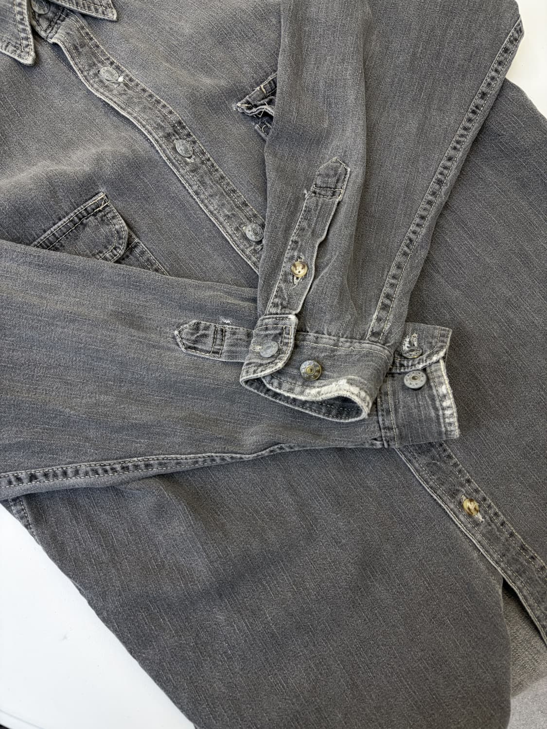 그린 에어 90s 투포켓 데님 셔츠 상품이미지7