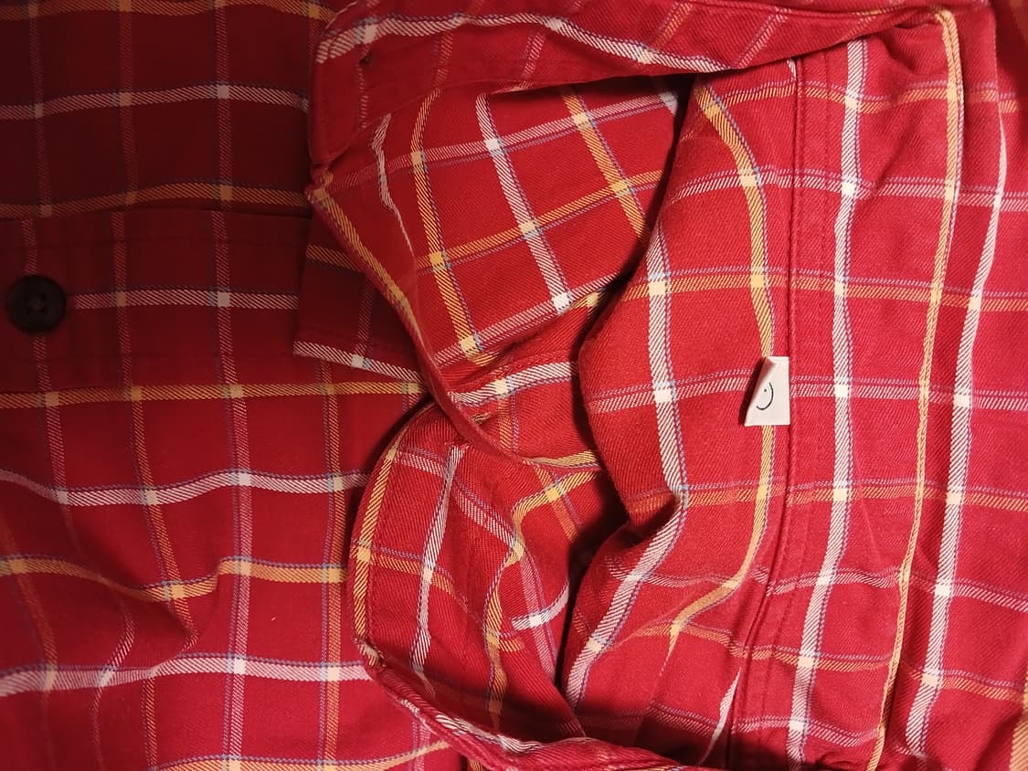 유니클로 코튼 체크 셔츠 상품이미지3