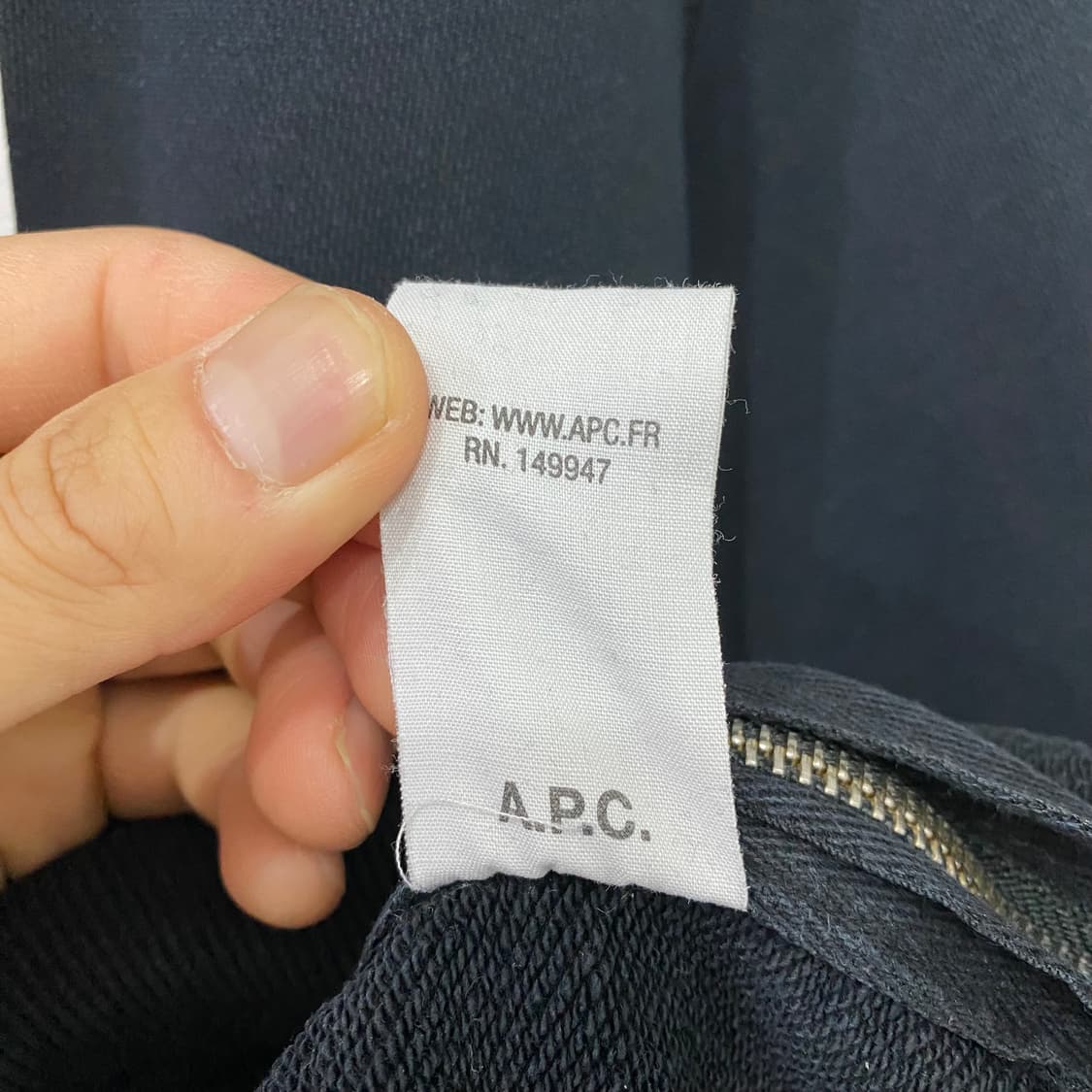 APC&SACAI 콜라보 빅로고 후드(L) 상품이미지4