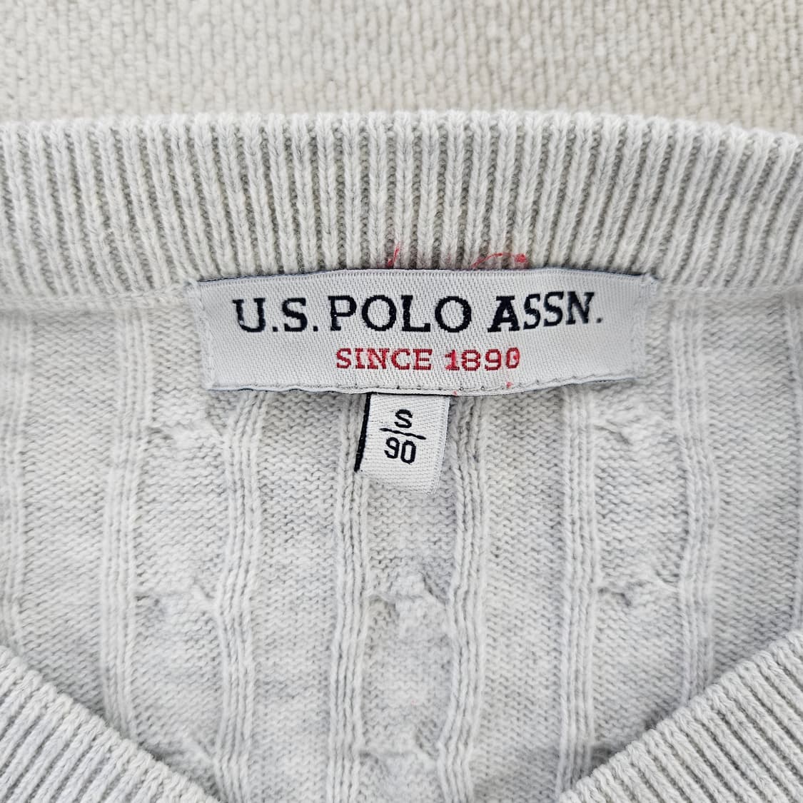 [S] US폴로 여성 꽈배기 니트 스웨터 0121Y1 상품이미지3