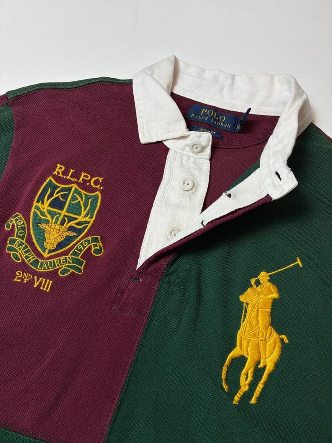 폴로 랄프로렌 컬러블록 럭비 반팔 카라 티셔츠 PN8687 상품이미지3