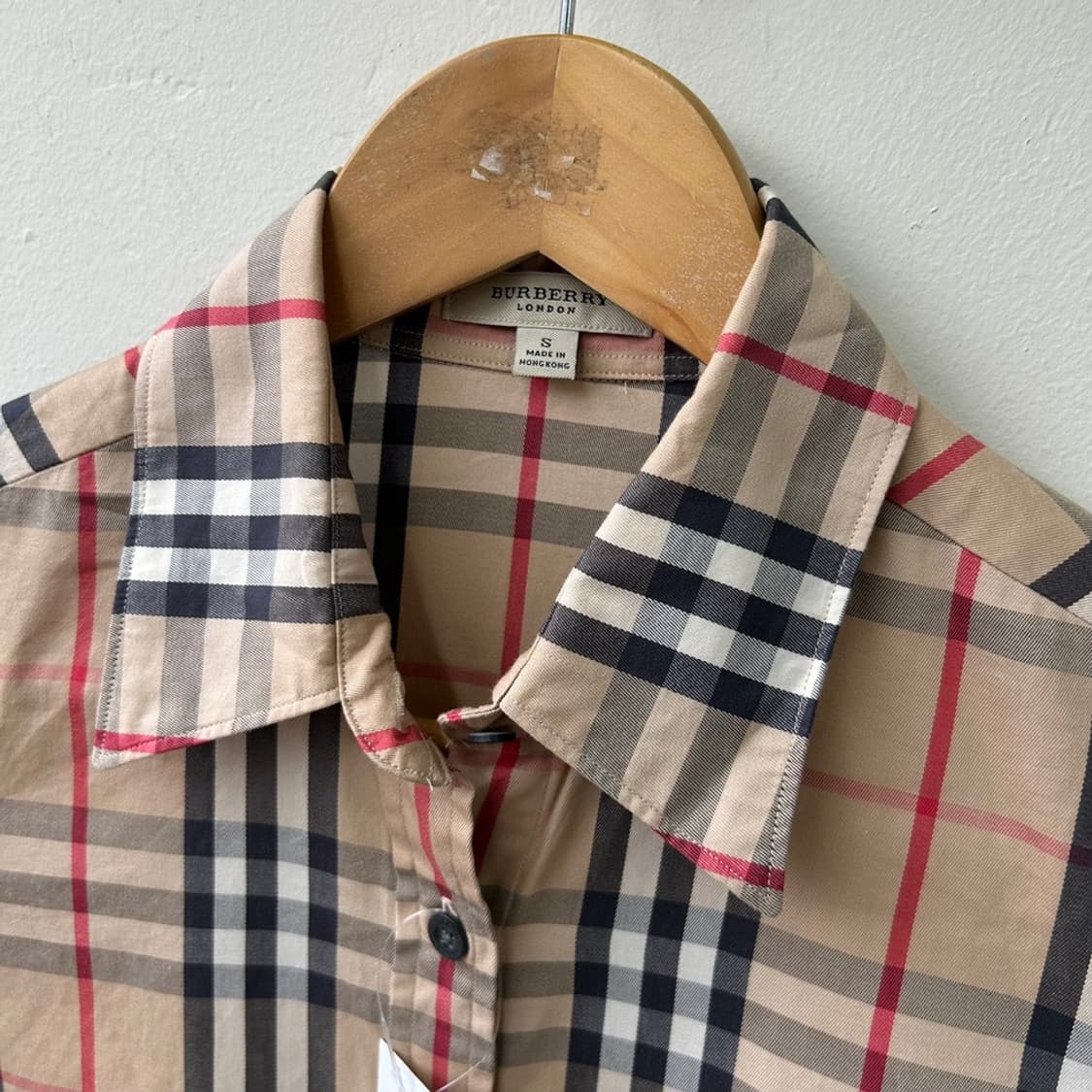 14704 - 버버리 노바체크 반팔 셔츠 상품이미지3