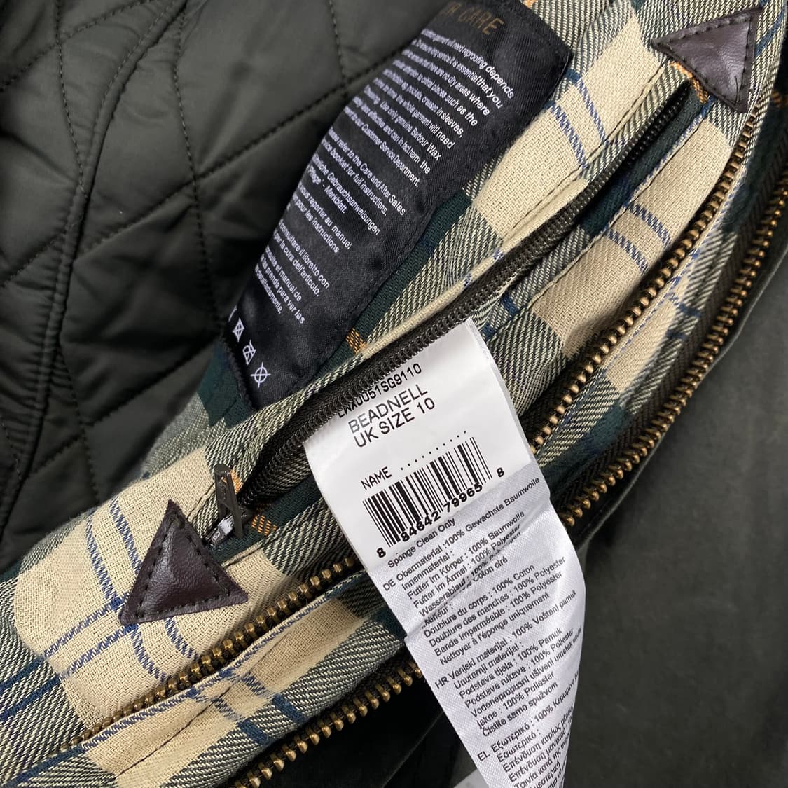  바버 비데일 왁스 자켓 (100)  ﻿ 상품이미지9