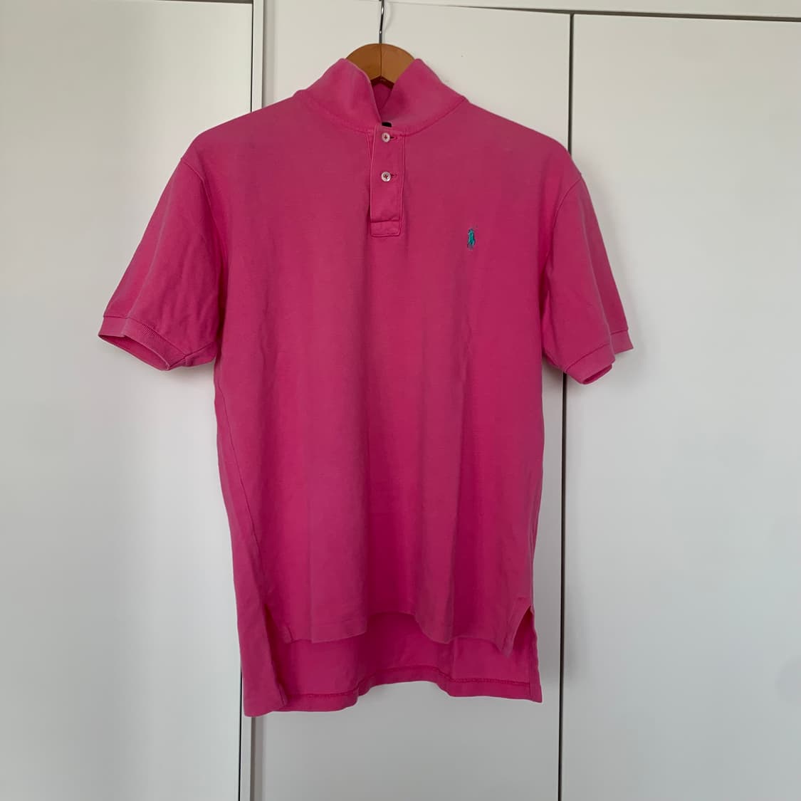 폴로 랄프로렌 핫핑크 반팔카라티 95 사이즈 상품이미지1