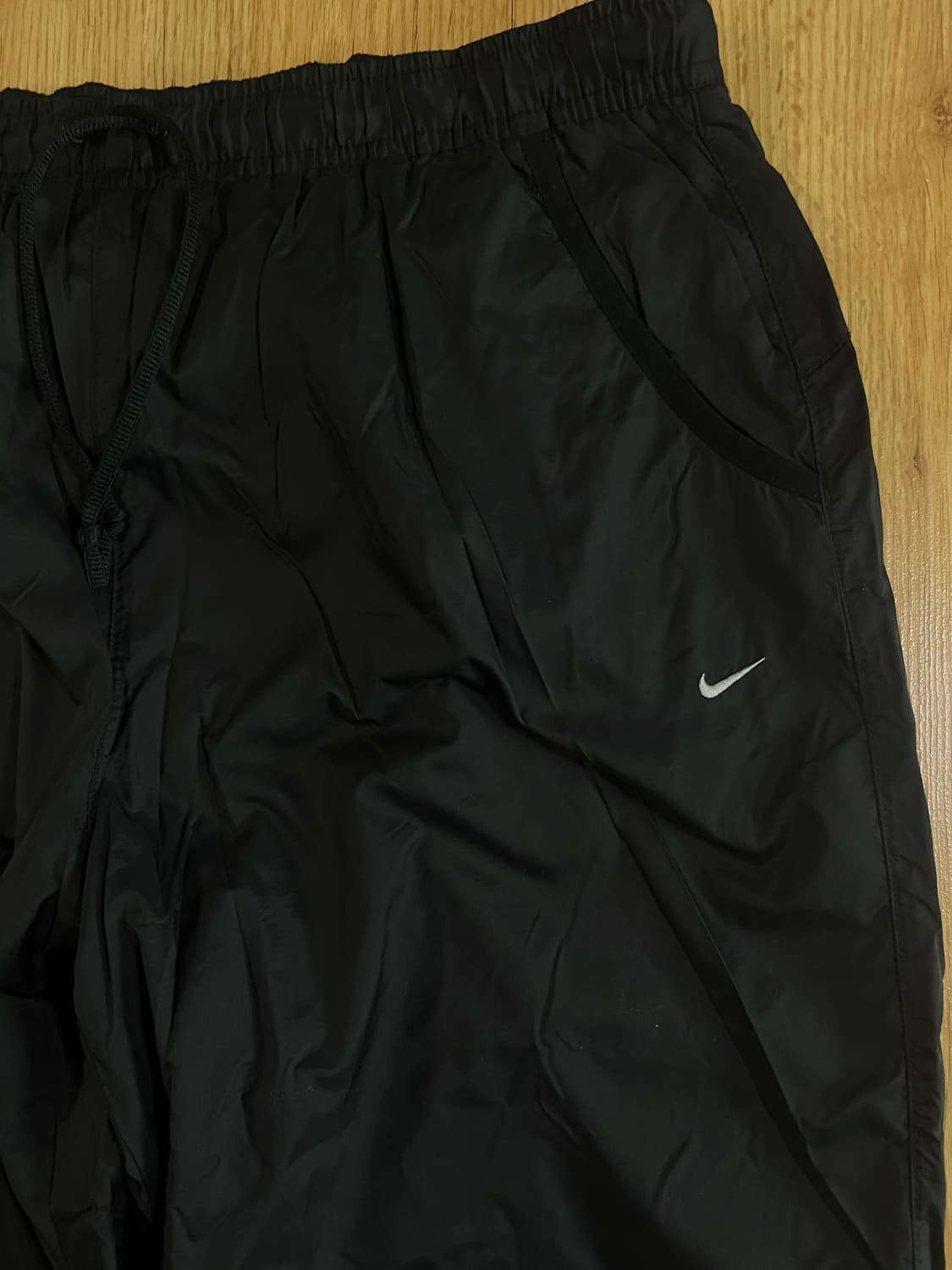 00's 나이키 미니 스우시 트랙팬츠 블랙 상품이미지1