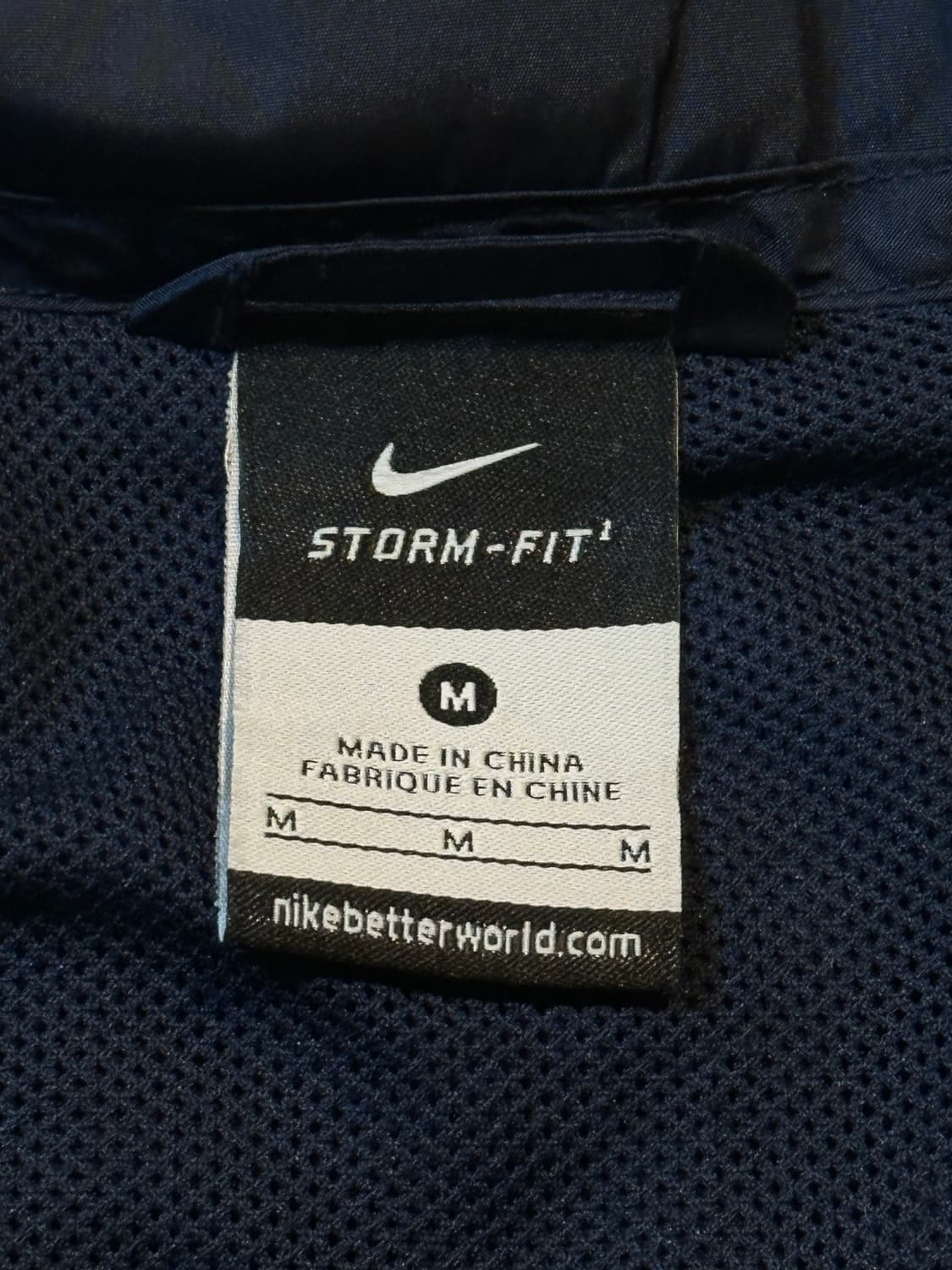 나이키 스톰핏 스우시 사이드라인 바람막이 자켓 네이비 상품이미지5