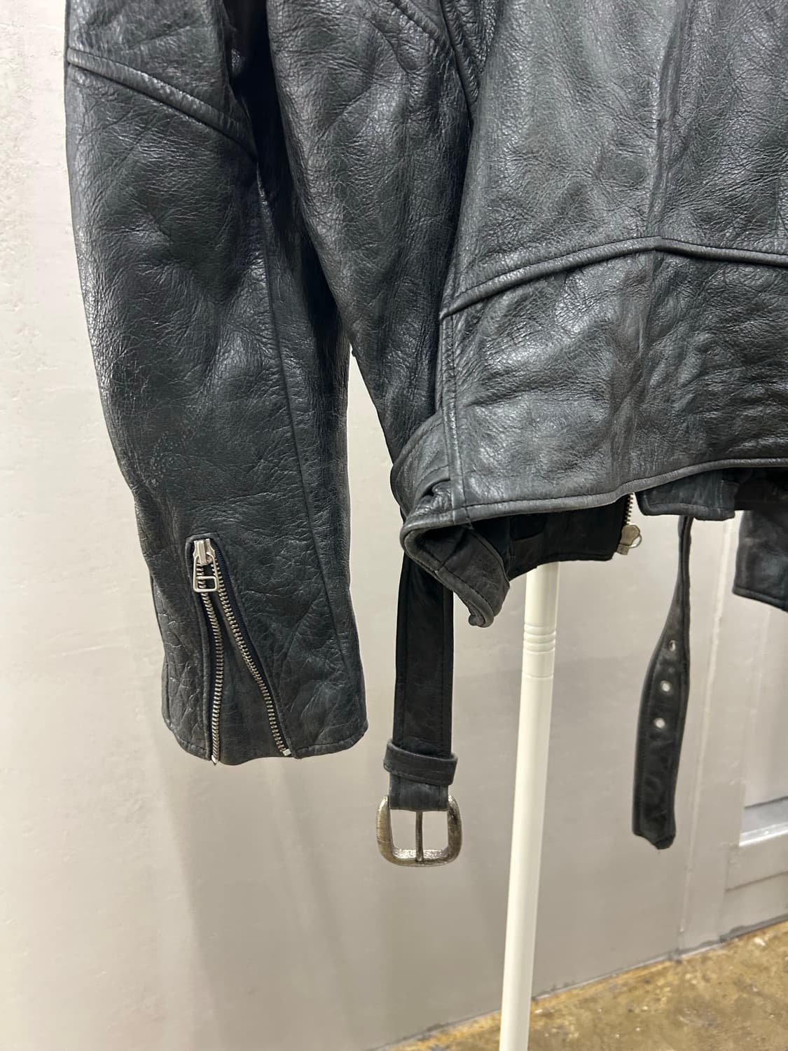 SAFETYZ 소가죽 빈티지 라이더 자켓 상품이미지7