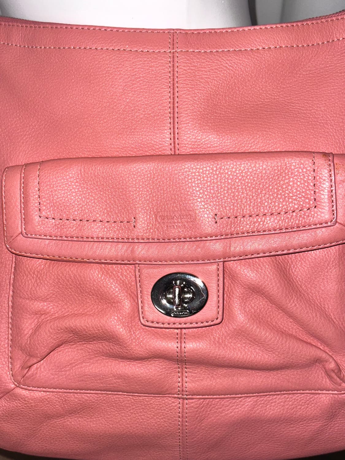 빈티지 코치 코랄 크로스 숄더 백 상품이미지7