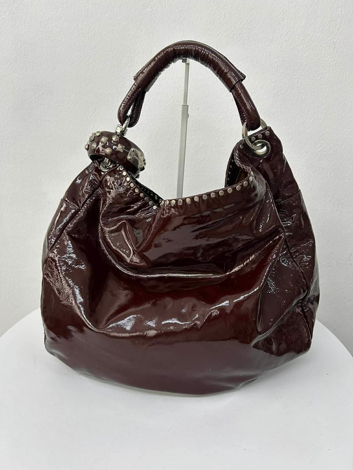 지미추 별 스타 스터드 페이던트 쇼퍼 호보 토트백 상품이미지4