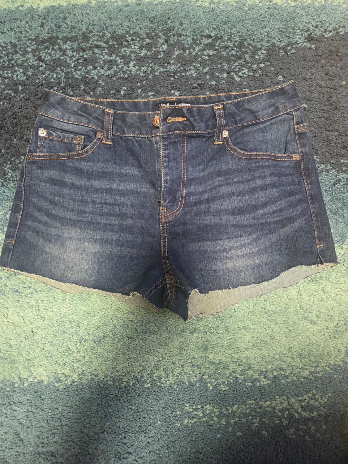 🐕  구매시 덤) 노브랜드 커스텀 찢핫팬츠 데님 상품이미지1