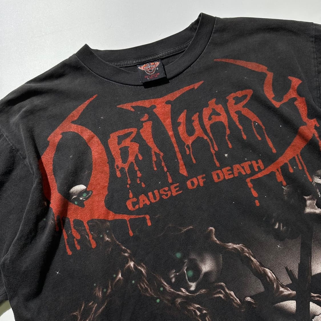 RockEagle 90‘s 오비추어리 싱글스티치 반팔 상품이미지4