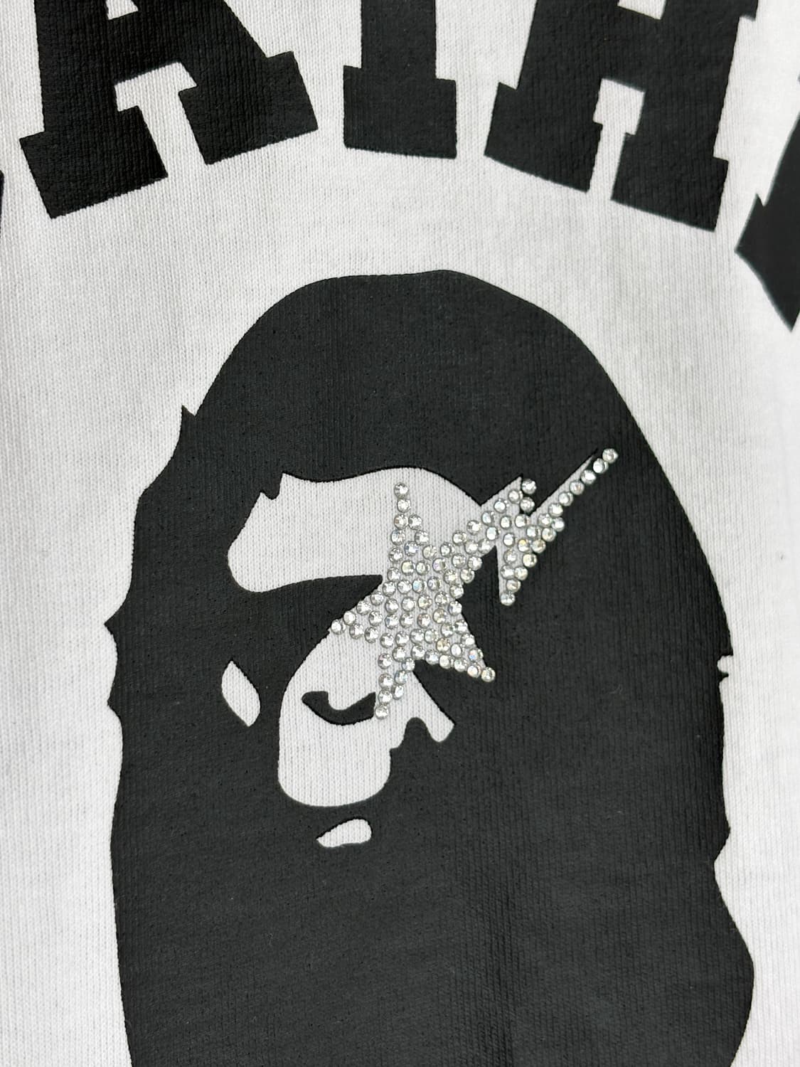 베이프 큐빅 화이트 티셔츠 S 상품이미지3