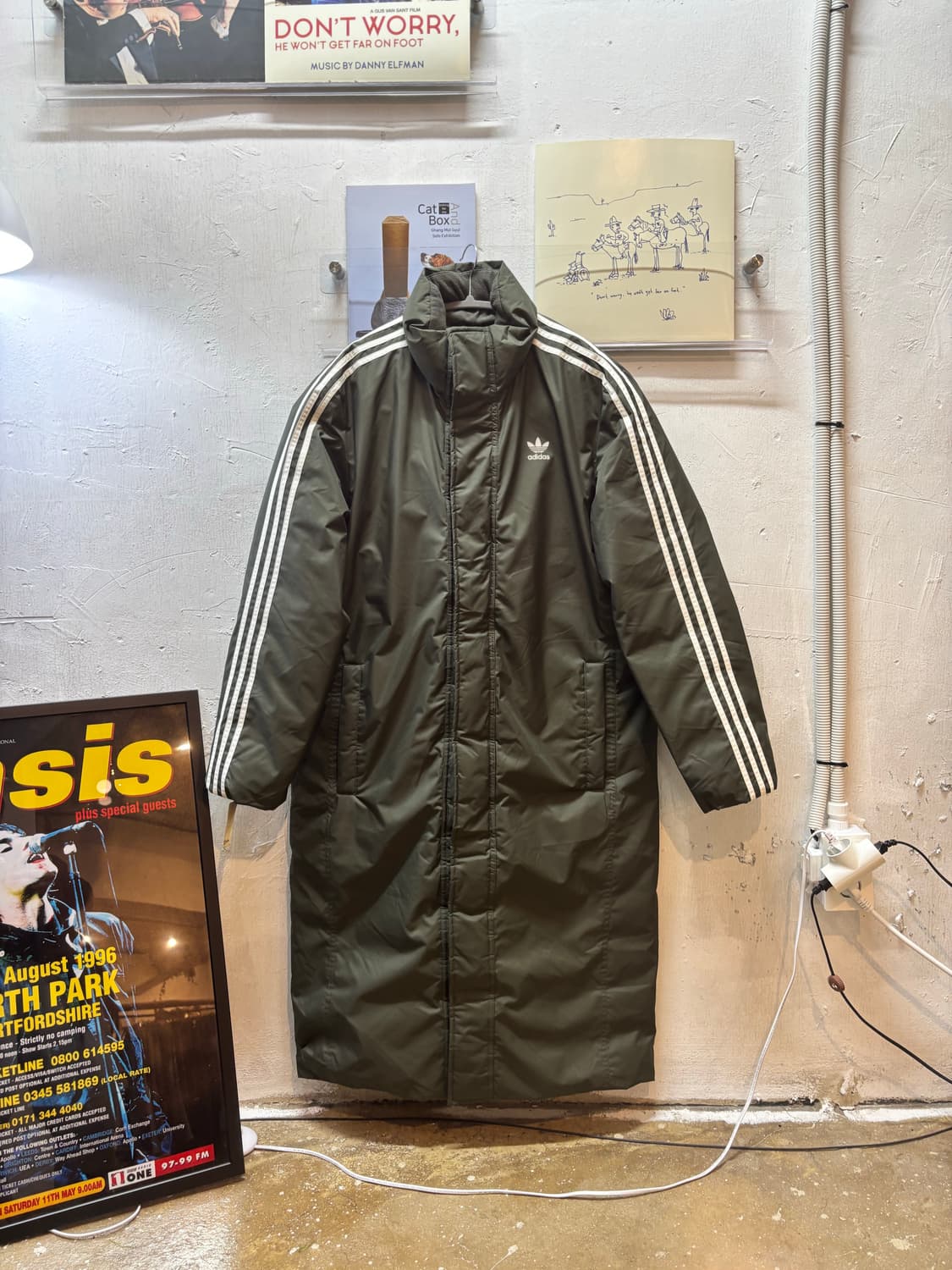 아디다스 벤치 자켓 카키 상품이미지3