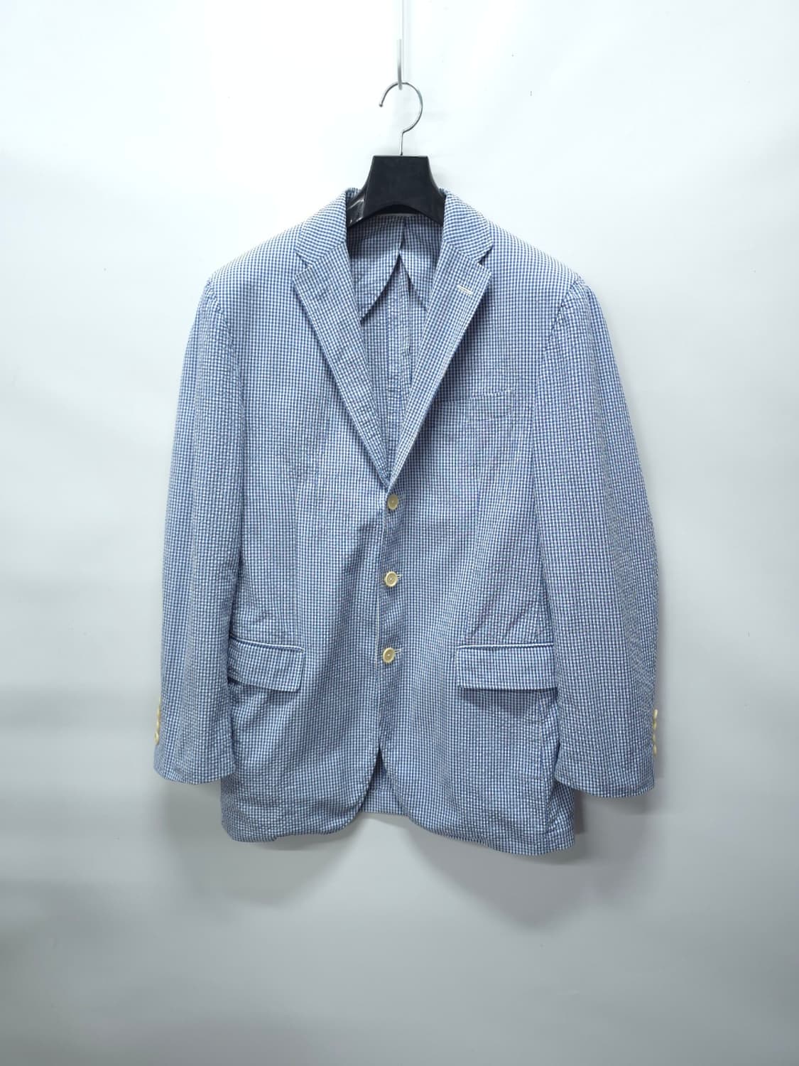 ​폴로 랄프로렌 메이드인 이태리 체크 시어서커 자켓 (95) 상품이미지1