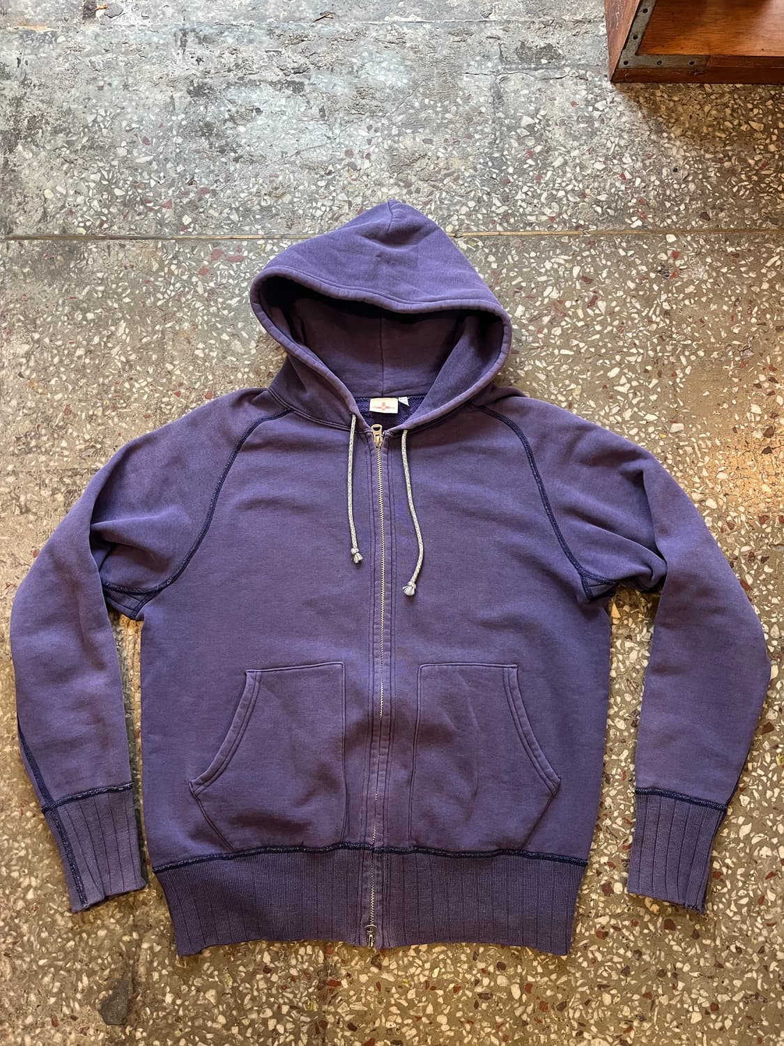 투문 twomoon 튜블러 루프휠 래글런 2way 스웻후드집업 상품이미지5