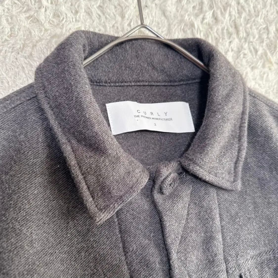 CURLY 코튼 트래커 자 켓 블루종 사이즈 2 상품이미지2
