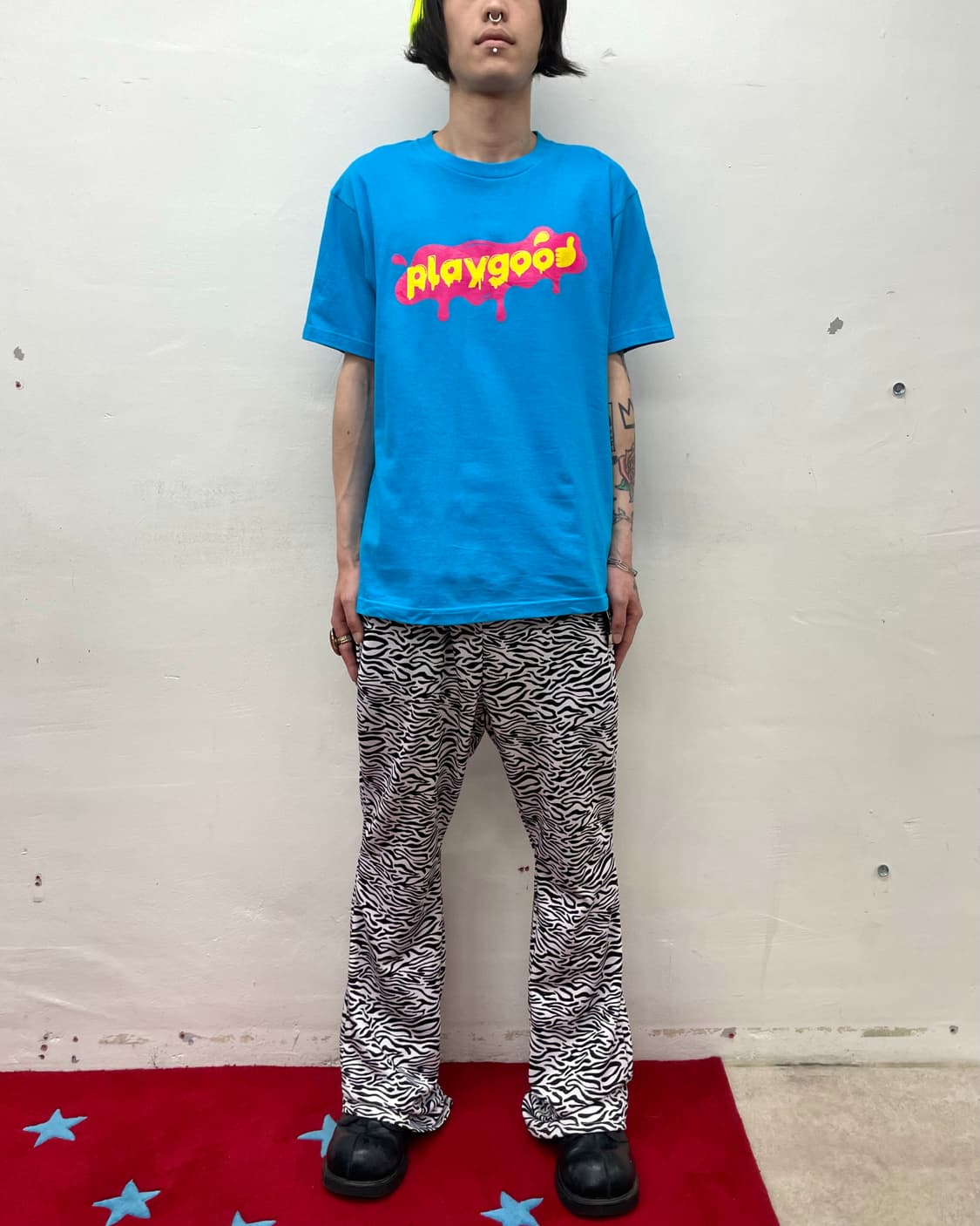 playgood blood blue t-shirt 상품이미지3