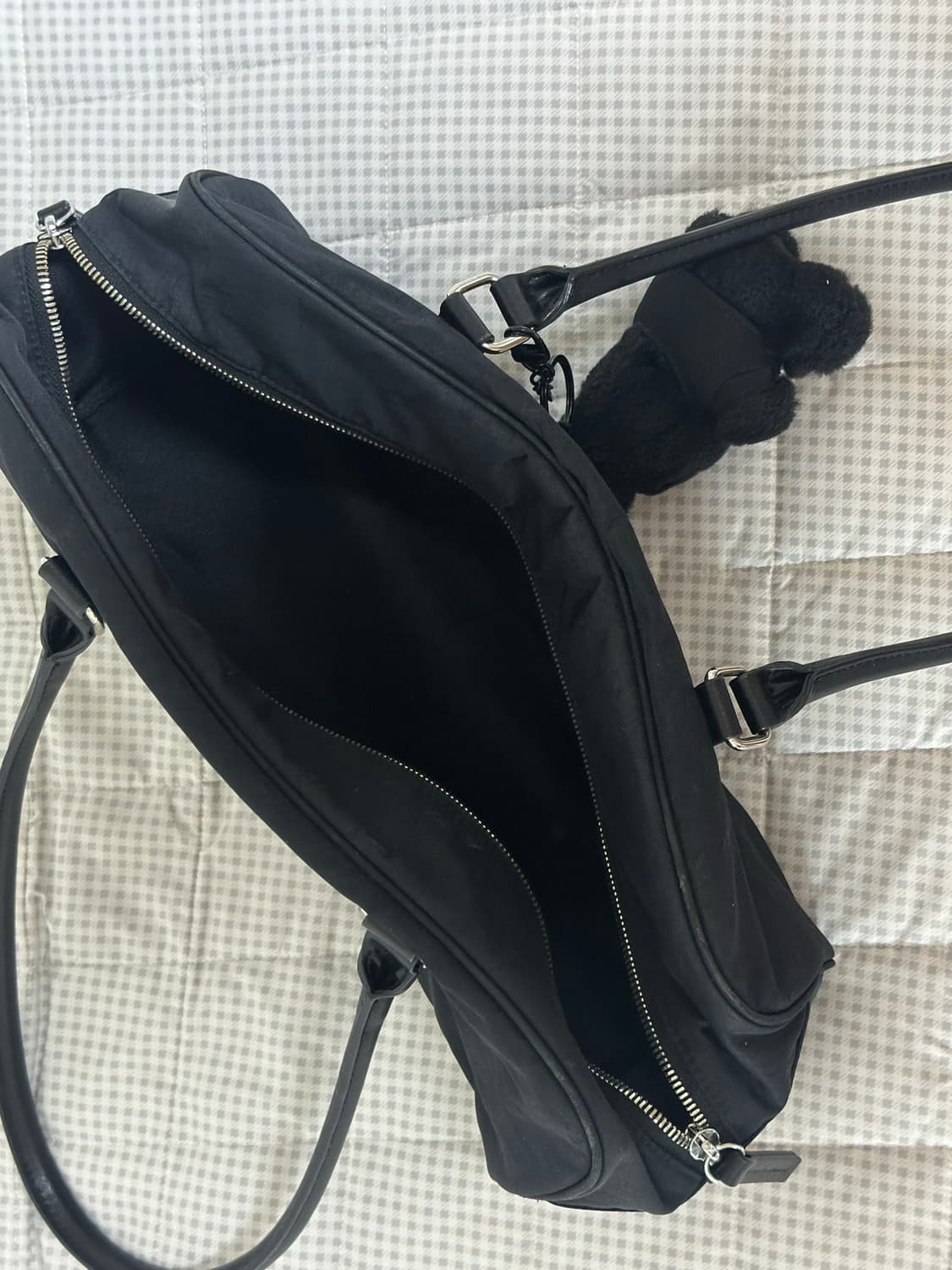 마땡킴(Matin Kim) 나일론 스포티 토트백 블랙 상품이미지3