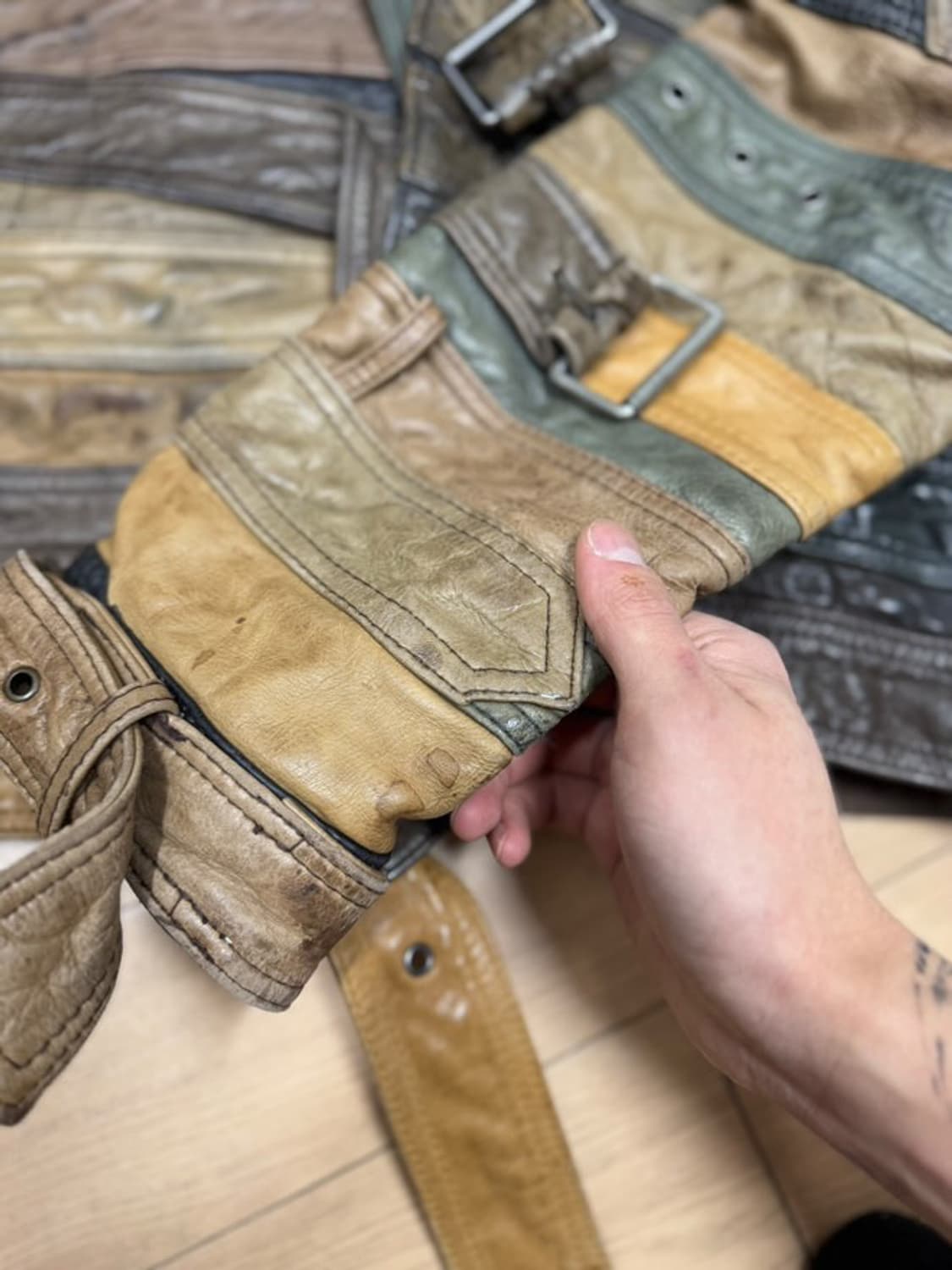 (XL) 12AW H&M x 메종 마틴 마르지엘라 벨트자켓 상품이미지4