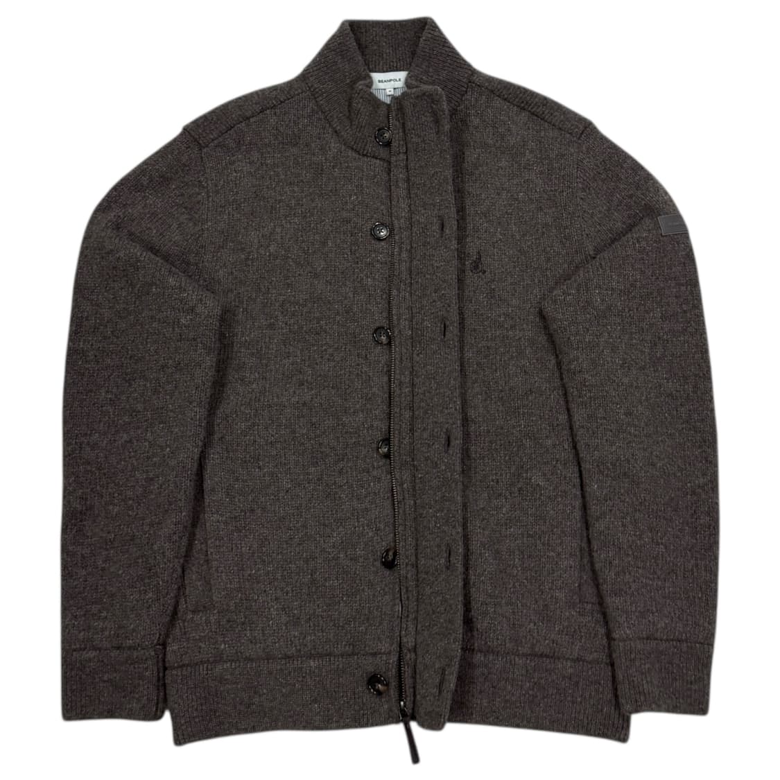 빈폴 방풍 안감 풀 니트 집업 애쉬 브라운 M 95 상품이미지2