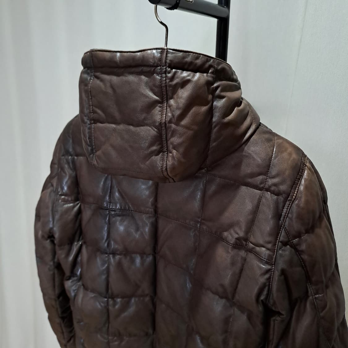 (택포) 마시모두띠 리버서블 양가죽 후드 자켓 95 B678 상품이미지6