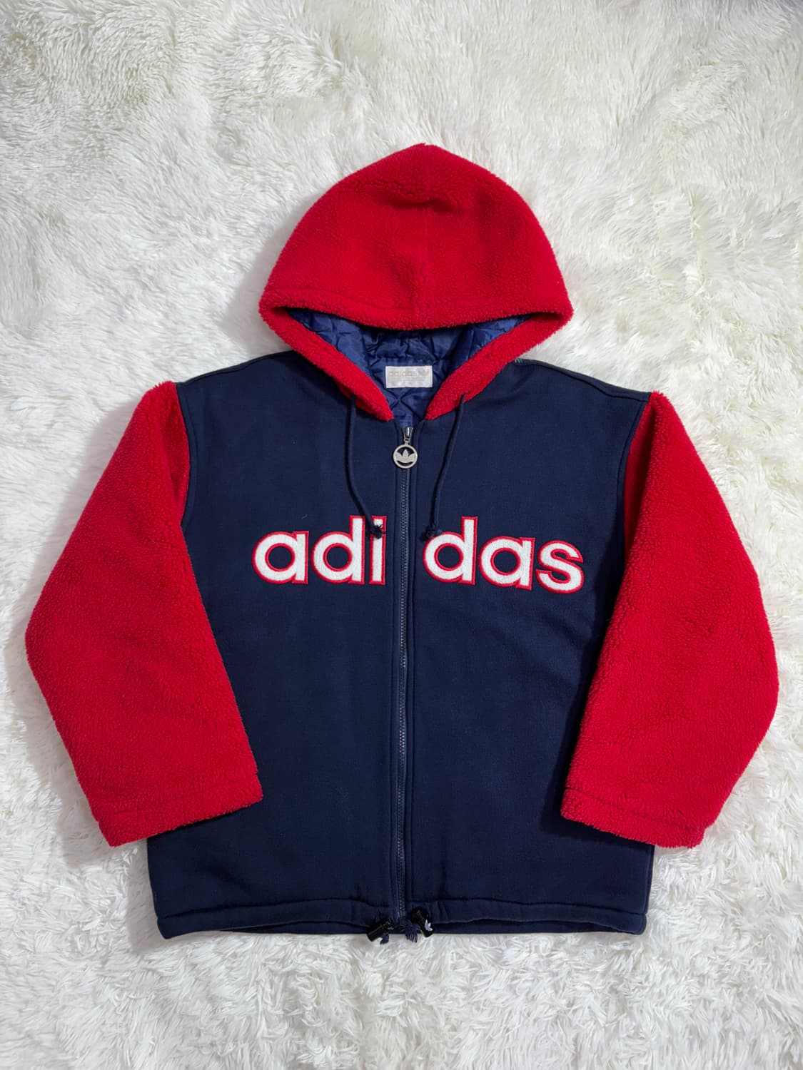 아디다스 90‘s JAPAN 빅로고 후리스 점퍼  상품이미지3