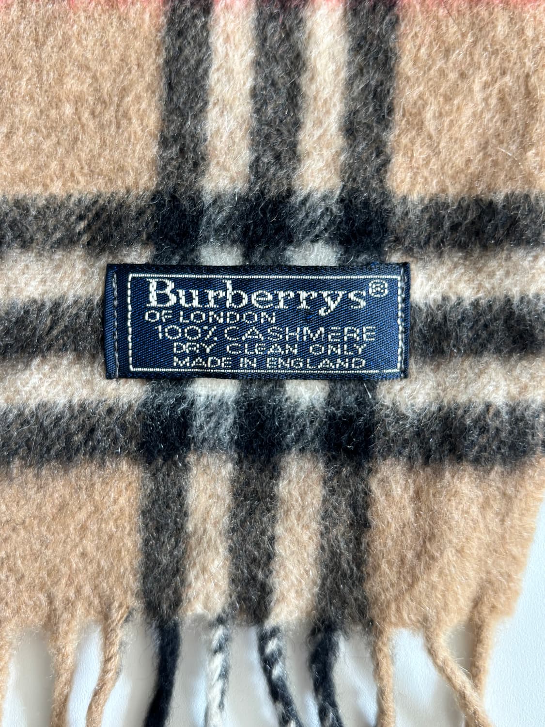 Burberrys 버버리 캐시미어  베이지컬러 노바체크 머플러 ​ 상품이미지6