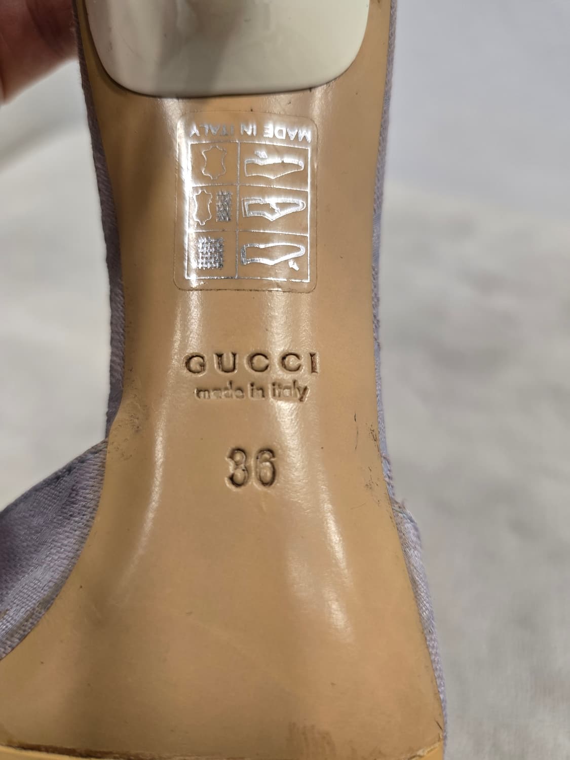 구찌 파르마 GG 캔버스 슬라이드 뮬 36(230) 상품이미지8