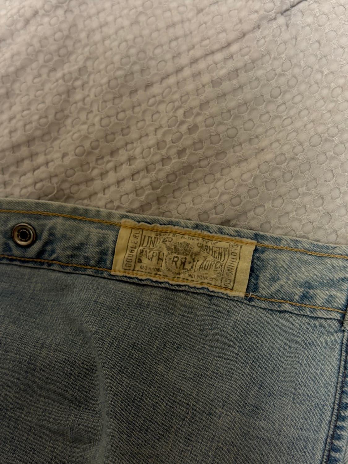 RRL 데님 웨스턴 셔츠 M 상품이미지2