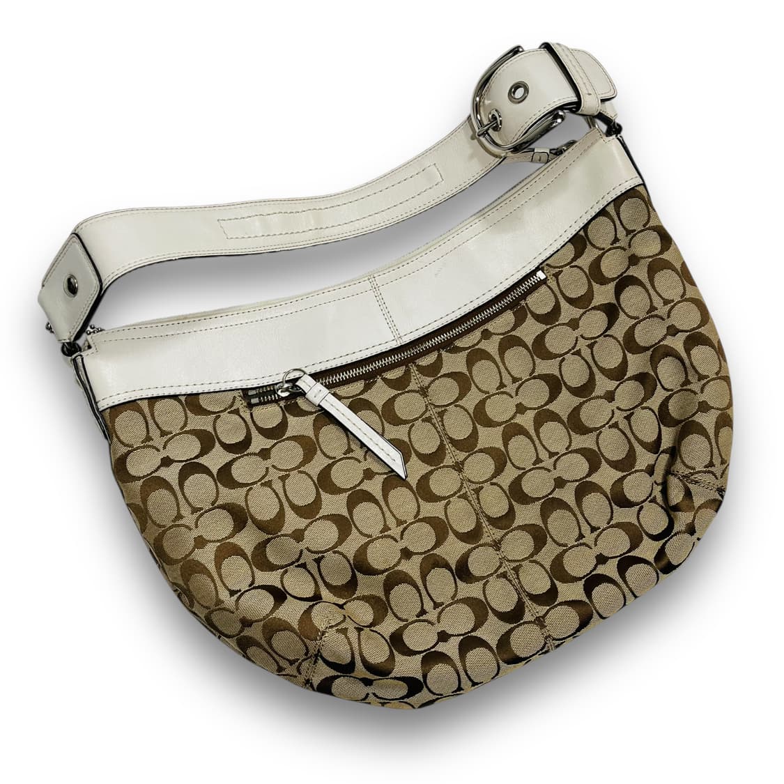 코치 모노그램 y2k 호보 빈티지 핸드 숄더백 상품이미지5