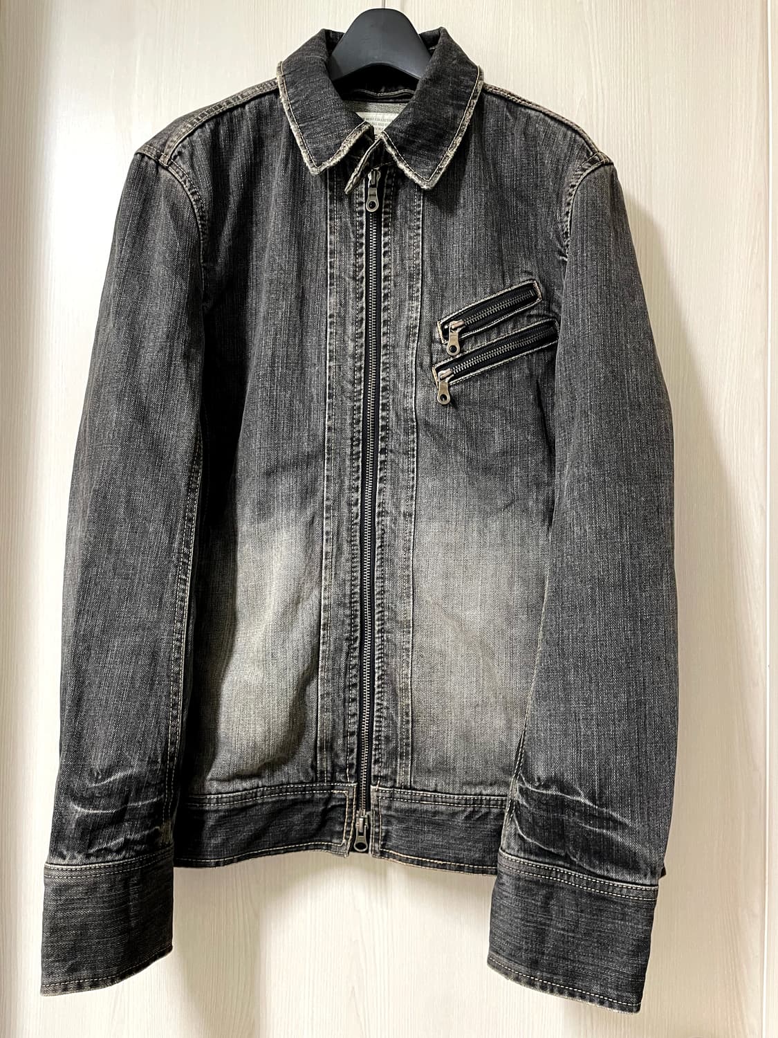 니콜클럽/ 워싱 데님 바이커 자켓/ 48 상품이미지1