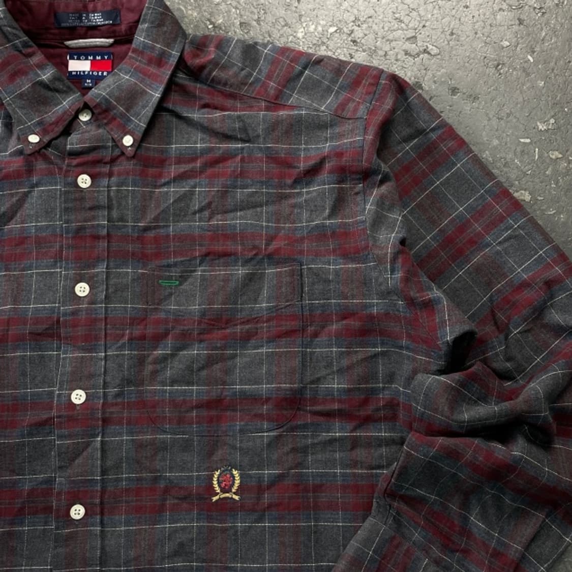 100 타미힐피거 월계수 체크 셔츠  상품이미지2