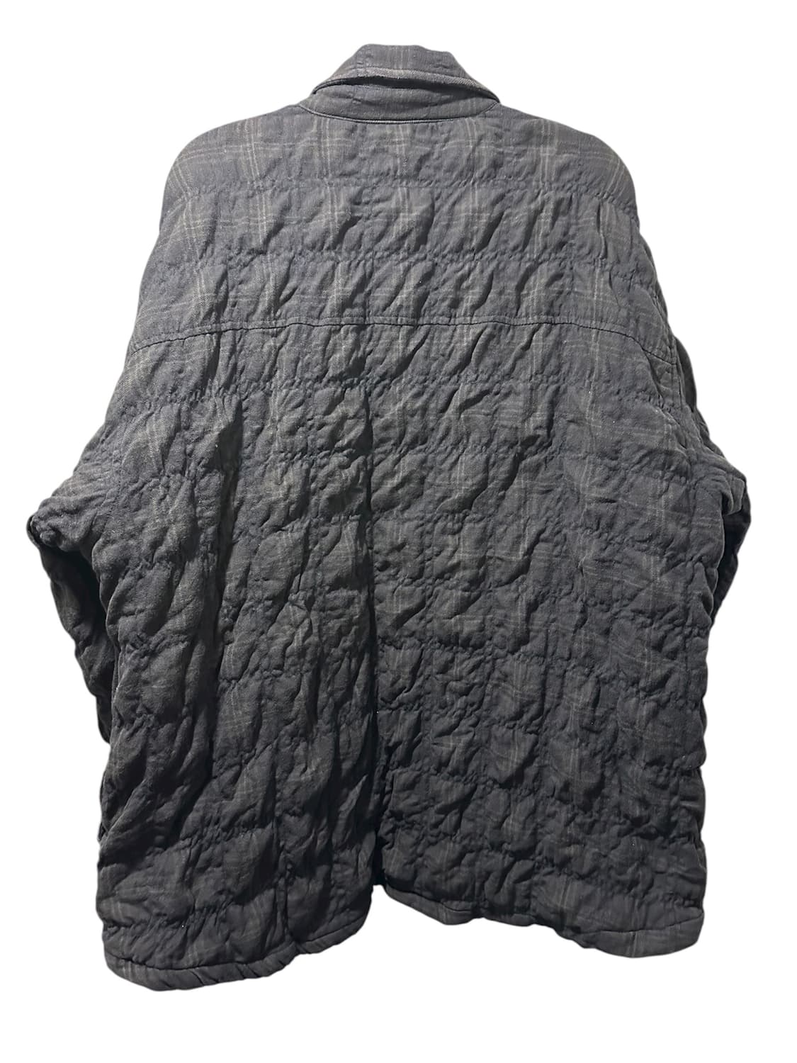 쿠어 링클 체크 패디드 셔츠 신더차콜 L 상품이미지2