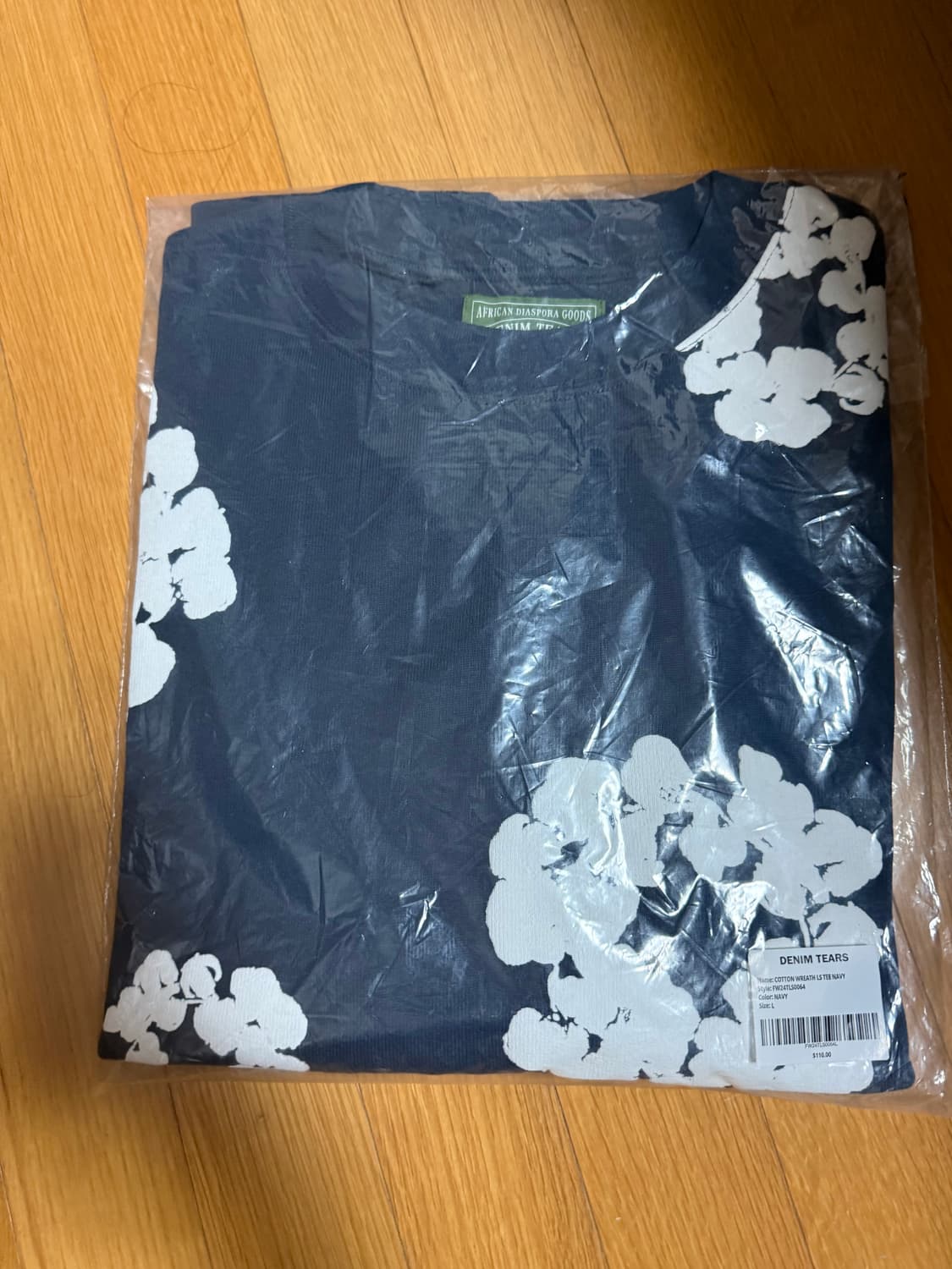 [L] 데님티어스 롱슬리브 네이비 상품이미지1