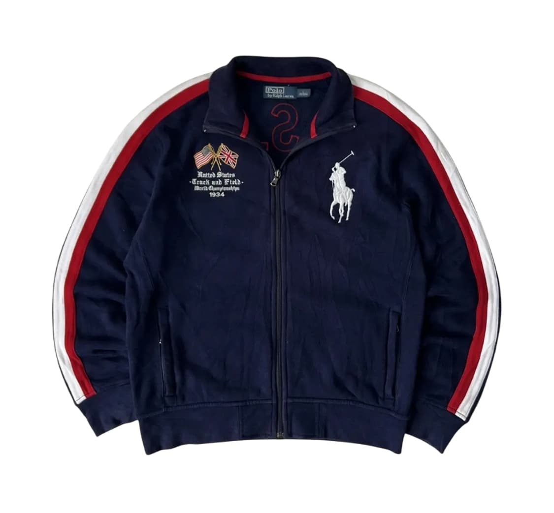 폴로 랄프로렌 빅포니 USA 성조기 집업 트랙 자켓 상품이미지8