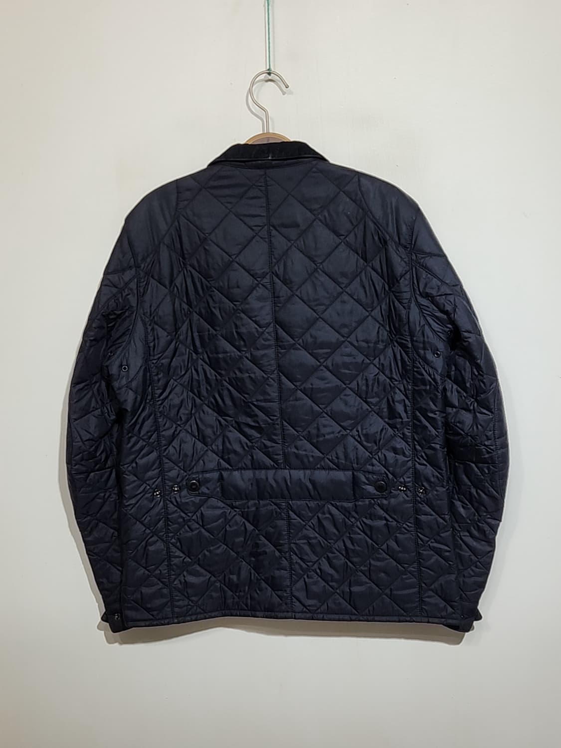 (M) 바버 스티브맥퀸 인터내셔널 퀼팅자켓 네이비 누빔점퍼  상품이미지7