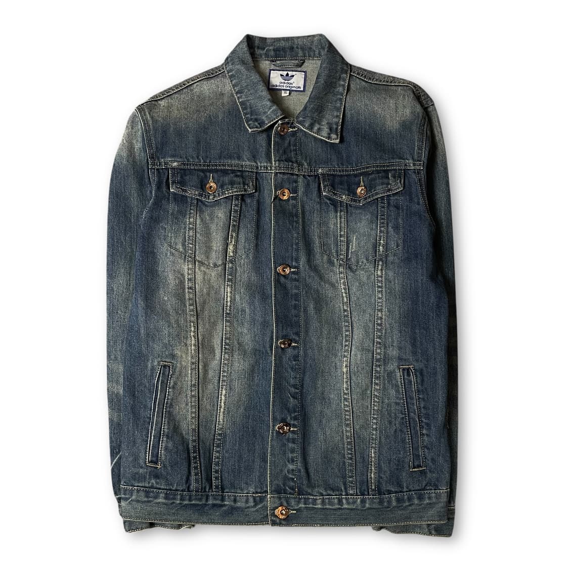 아디다스 오리지널스 중청 투포켓 데님 자켓 XL 상품이미지1
