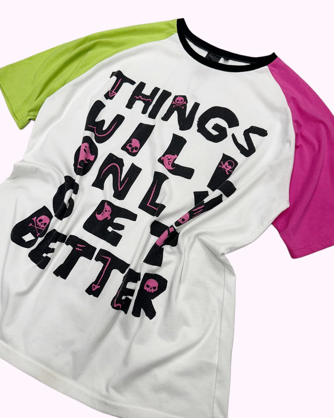 kitsch lettering raglan t-shirt 상품이미지3