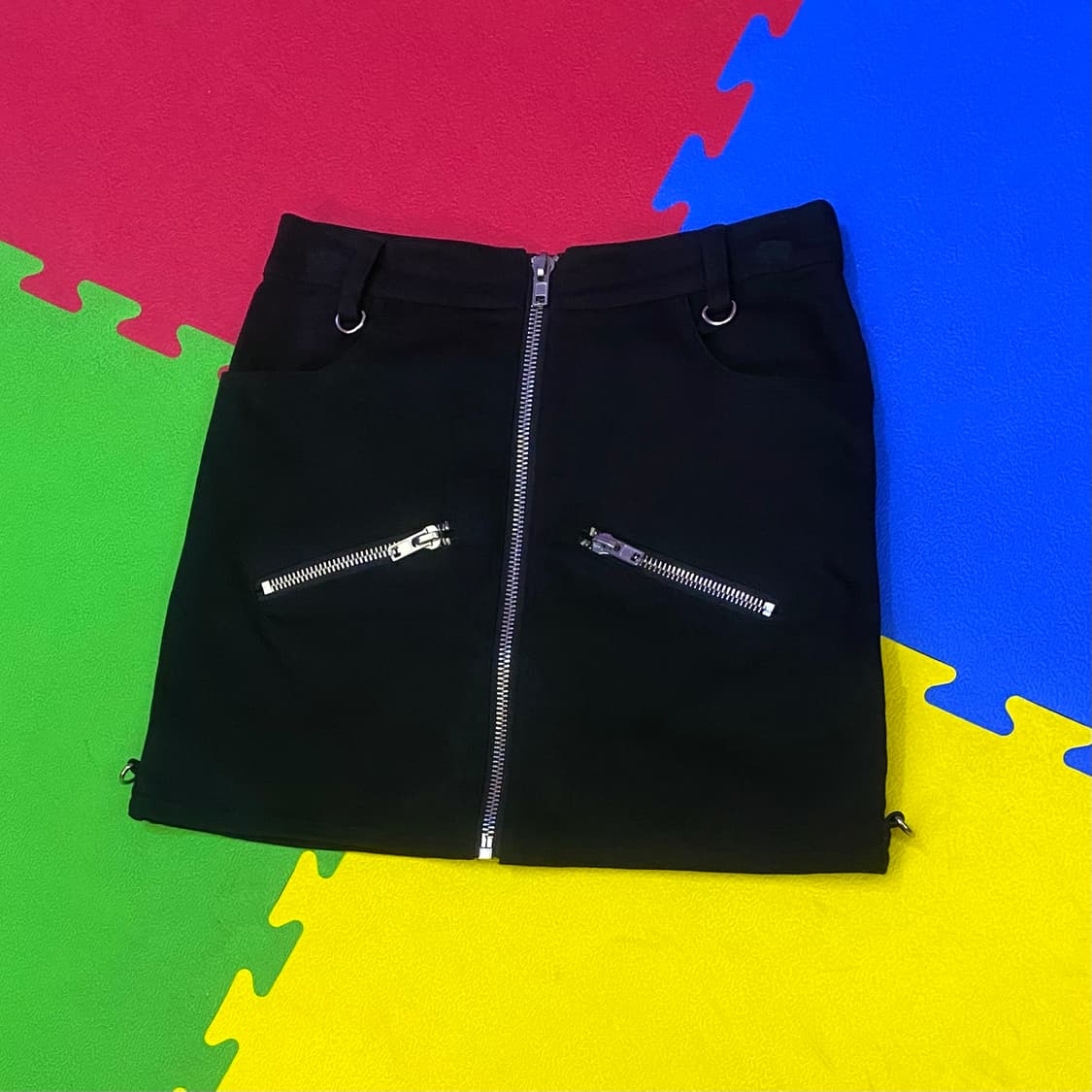 HELL CAT PUNKS 헬캣펑크 멀티 지퍼 스커트 상품이미지2