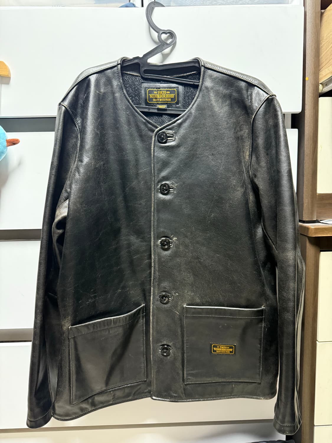 네이버후드 가버너 레더자켓 상품이미지1