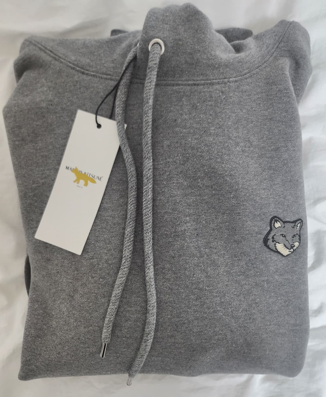 메종키츠네 그레이 후드 상품이미지3