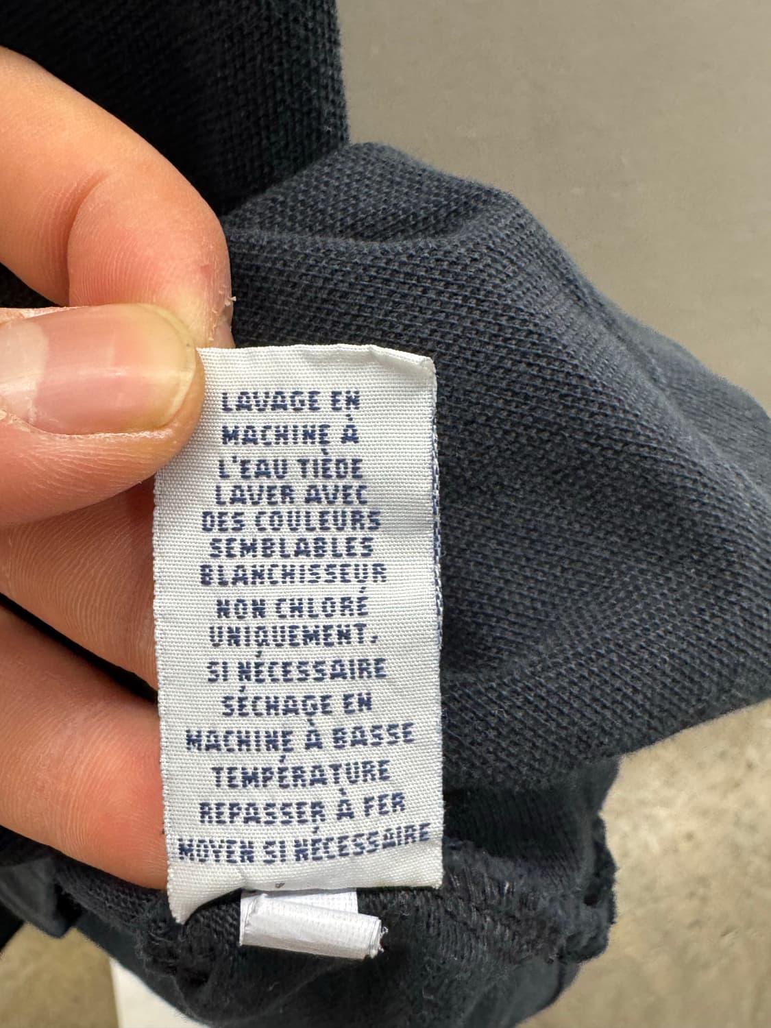 폴로 랄프로렌 네이비 반팔 카라티 M 상품이미지5