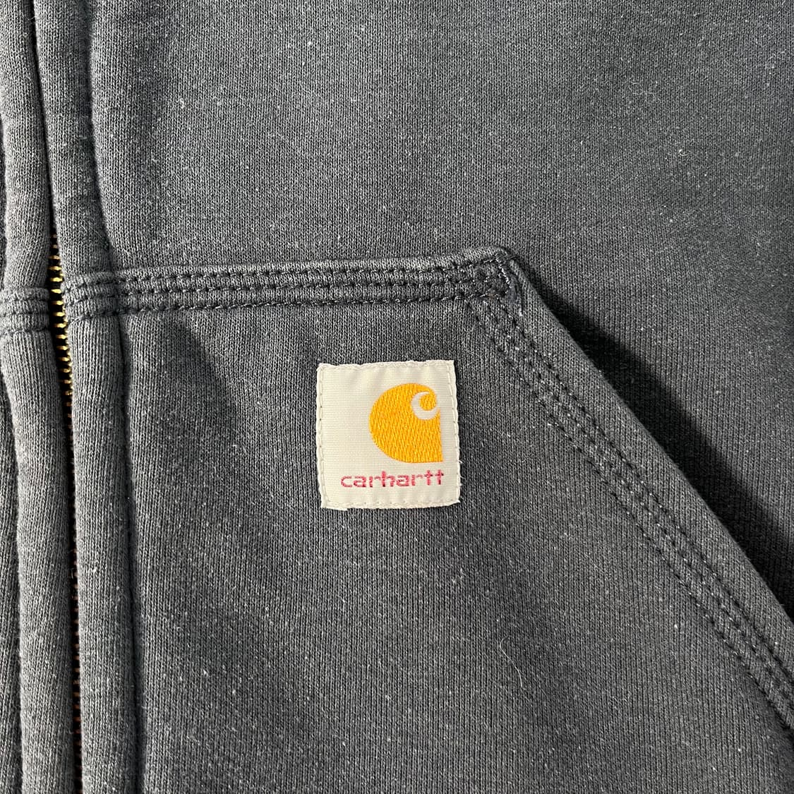 105 칼하트 써멀 네이비 후드집업 상품이미지3